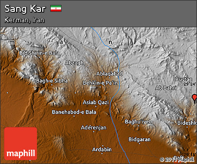 Physical Map of Sang Kar