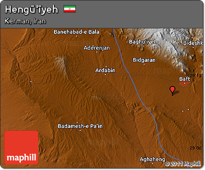 Physical Map of Hengū'īyeh