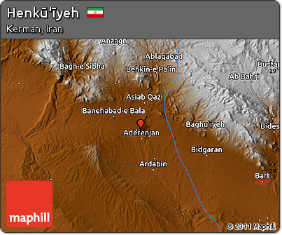 Physical Map of Henkū'īyeh