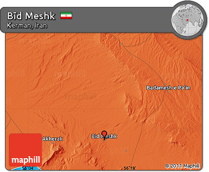 Political Map of Bīd Meshk
