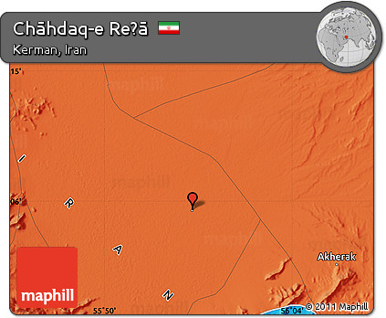 Political Map of Chāhdaq-e Reẕā