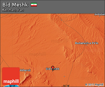 Political Map of Bīd Meshk