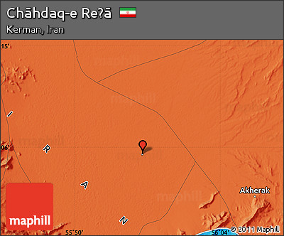 Political Map of Chāhdaq-e Reẕā