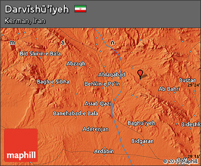 Political Map of Darvīshū'īyeh
