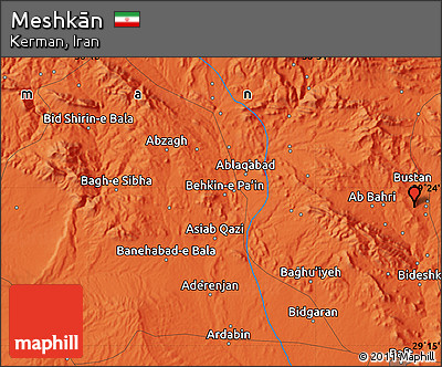 Political Map of Meshkān