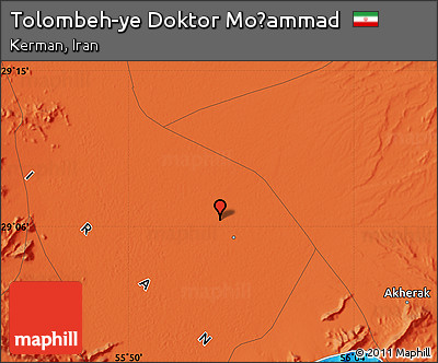 Political Map of Tolombeh-ye Doktor Moḩammad
