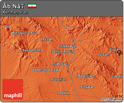 Political Map of Āb Nā'ī