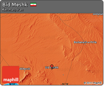 Political Map of Bīd Meshk