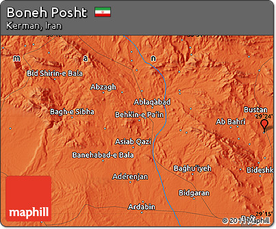 Political Map of Boneh Posht