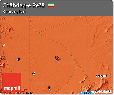 Political Map of Chāhdaq-e Reẕā