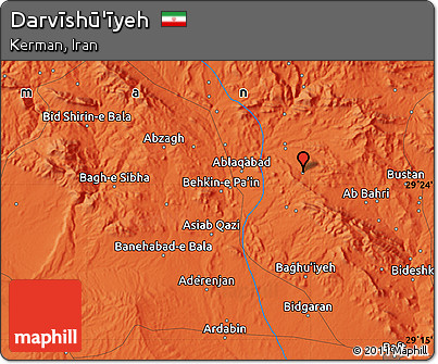 Political Map of Darvīshū'īyeh