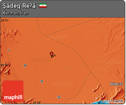 Political Map of Şādeq Reẕā
