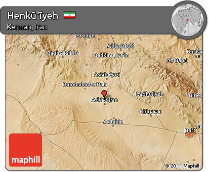 Satellite Map of Henkū'īyeh