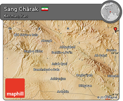 Satellite Map of Sang Chārak