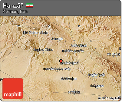 Satellite Map of Hanzāf