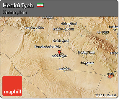 Satellite Map of Henkū'īyeh