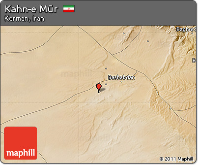 Satellite Map of Kahn-e Mūr