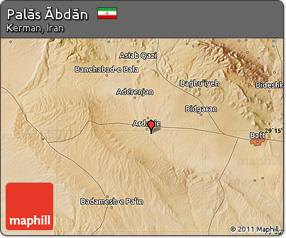 Satellite Map of Palās Ābdān