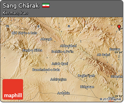 Satellite Map of Sang Chārak
