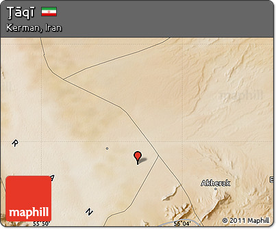 Satellite Map of Ţāqī