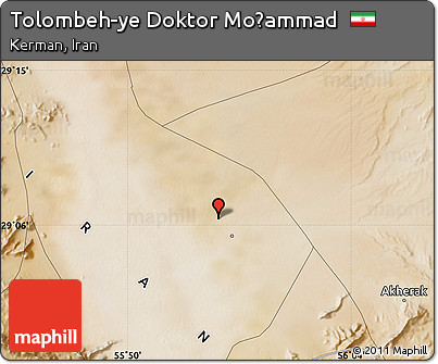 Satellite Map of Tolombeh-ye Doktor Moḩammad