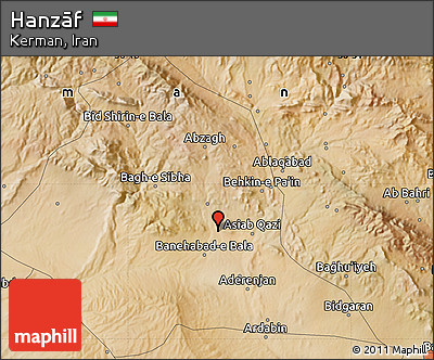 Satellite Map of Hanzāf