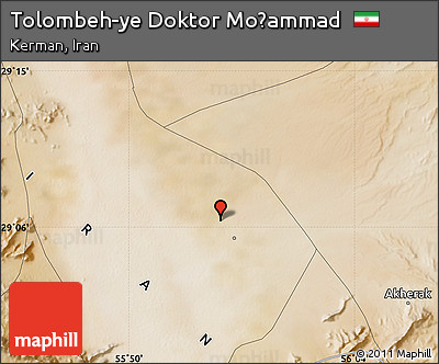 Satellite Map of Tolombeh-ye Doktor Moḩammad