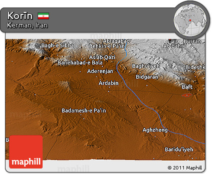 Physical Panoramic Map of Korīn
