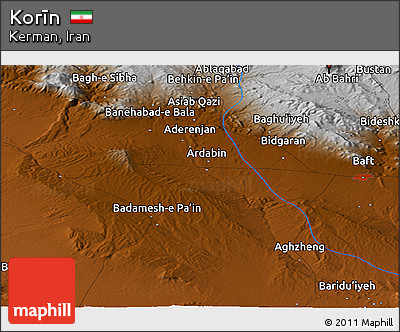 Physical Panoramic Map of Korīn