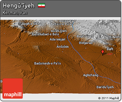 Physical Panoramic Map of Hengū'īyeh