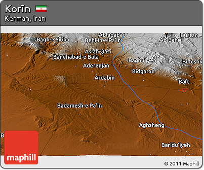 Physical Panoramic Map of Korīn