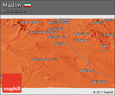 Political Panoramic Map of Madīm