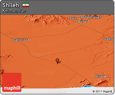 Political Panoramic Map of Shīleh