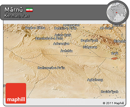 Satellite Panoramic Map of Mārnū