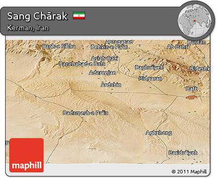 Satellite Panoramic Map of Sang Chārak