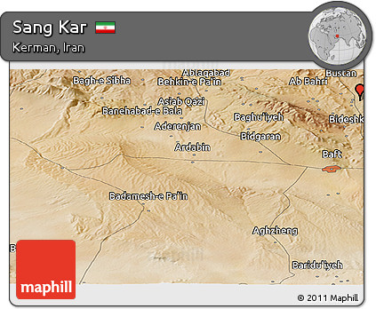 Satellite Panoramic Map of Sang Kar