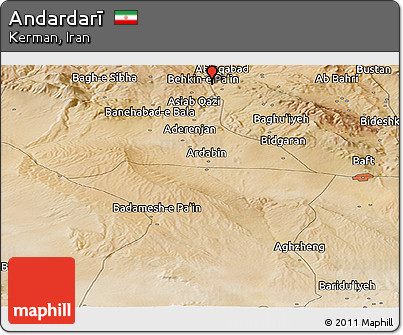 Satellite Panoramic Map of Andardarī