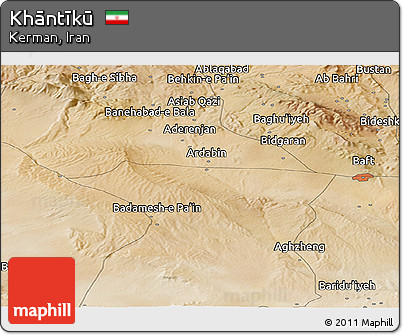 Satellite Panoramic Map of Khāntīkū