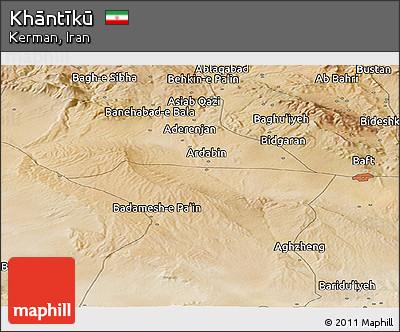 Satellite Panoramic Map of Khāntīkū