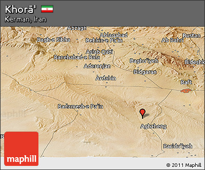 Satellite Panoramic Map of Khorā'