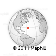 Outline Map of the Area around 29° 16' 6" N, 56° 1' 29" W, rectangular outline