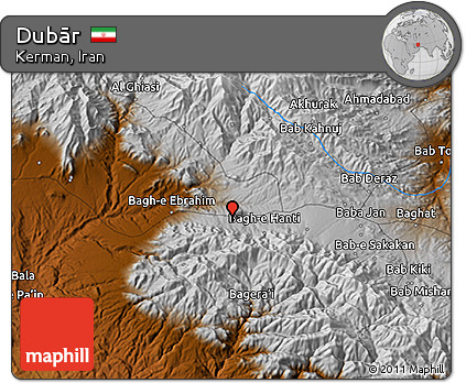Physical 3D Map of Dubār