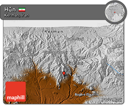 Physical 3D Map of Hūn