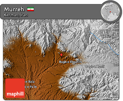 Physical 3D Map of Murreh