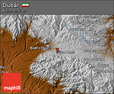 Physical 3D Map of Dubār