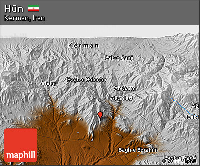 Physical 3D Map of Hūn