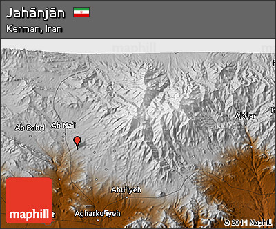 Physical 3D Map of Jahānjān