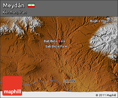 Physical 3D Map of Meydān