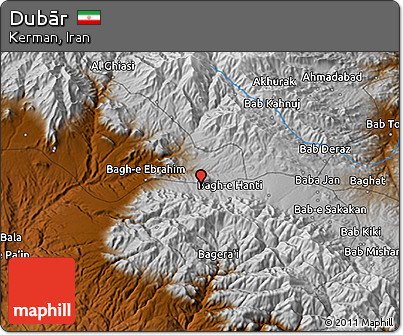 Physical 3D Map of Dubār