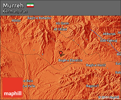 Political 3D Map of Murreh